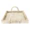Hello Honey® Whitewashed Decorative Rattan Tray Set with Handles